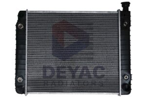 Radiador Automotriz GM Cheyenne Silverado, C1500, C2500, C3500, SIERRA 1500, 2500, 3500 T/A 88-93 26mm Tubo Soldado