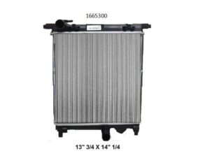 Radiador Automotriz Volkswagen UP 2016 16mm Tubo Soldado