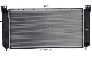 Radiador Automotriz GM Suburban Silverado, Cheyenne, Tahoe, Avalanche, Yukon, Sierra, Escalade T/M 00-14 26mm Tubo Soldado