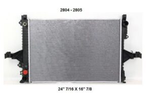 Radiador Automotriz Volvo  S80 S60, V70 T/A 99-08  26mm Tubo Soldado