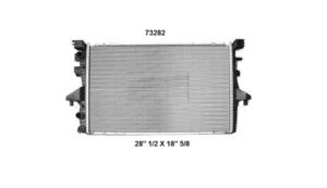 Radiador Automotriz Volkswagen Transporter Eurovan, TDI.5, Multivan T/M 03-10 26mm Tubo Soldado