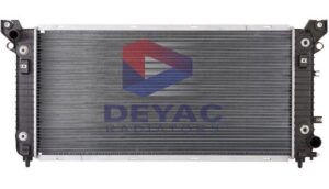Radiador Automotriz GM GMC Silverado 1500 Sierra 1500 T/A 14-16 22mm Tubo Soldado