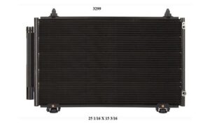 CONDENSADOR DE AIRE TY COROLLA 05-08 L4 1.8 LTS AUT/STD C/SECADOR 24 7/8X14 5/8X16MM ALUM SOLD