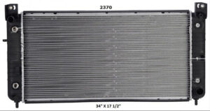 Radiador Automotriz GM Cadillac Suburban Silverado,Cheyenne,Tahoe,Avalanche, Yukon,Sierra,Escalade T/A 00-14 32mm Tubo Soldado