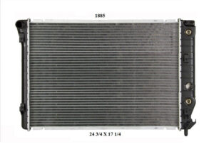 Radiador Automotriz Chevrolet Corvette T/A 97-04 26mm Tubo Soldado