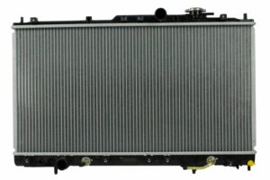 Radiador Automotriz Mitsubishi Galant ES, GTZ, LS T/A 99-02 16mm Tubo Soldado