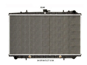 Radiador Automotriz Nissan Axxess 4x4 Stanza T/A 90-95 16mm Tubo Soldado