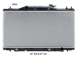 Radiador Automotriz Acura RSX RS, XL T/A 02-16 16mm Tubo Soldado
