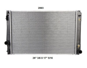 Radiador Automotriz Toyota RAV4 Limited, Platinum, Sport T/A 06-15 26mm Tubo Soldado