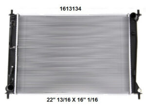 Radiador Automotriz Kia Soul T/A 10-11 16mm Tubo Soldado