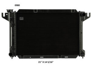 Radiador Automotriz Chrysler Plymouth Shadow 89 Shadow, Sundance T/A 87-90 16mm Tubo Soldado