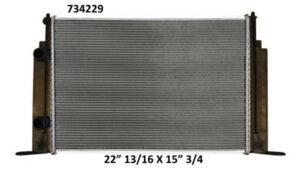 Radiador Automotriz Fiat Kia Stilo 01-08 26mm Tubo Soldado