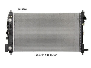 Radiador Automotriz GM Cadillac Impala LTZ, XTS, Liverty,Luxury T/A 13-17 26mm Tubo Soldado