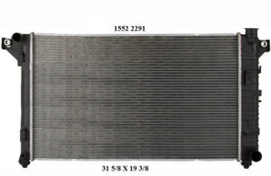 Radiador Automotriz Dodge Ram 1500 2500, 3500, 4000 T/M 98-01 32mm Tubo Soldado