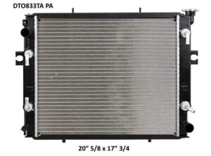 Radiador Montacargas Toyota 7FDAU50 7FDKU40 7FDU35 7FDU45 20 3/4 x 17 1/4 x 1 7/8 x 34mm