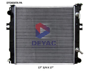 Radiador Montacargas Toyota FORKLIFT 7FGU25-30 FORKLIFT 7FGU32 17 3/4 x 17 1/4 x 36mm PlÃ¡stico/Aluminio T/A Panal Agricola